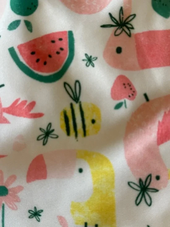 Gymboree Infants Tropical Flamingo One-Piece Swimsuit  SZ 0-3 Months - Picture 2 of 5